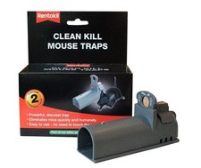Rentokil Clean Kill Mouse Traps Twin Pack RKLFC100