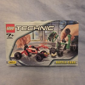 Vintage 2001 TECHNIC: Battle Cars (8241) 100% COMPLETE W Manual and Box
