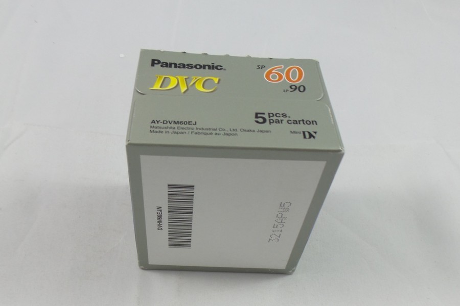 5x Panasonic 60min MiniDV Digital Video Tapes Cassette (AY-DVM