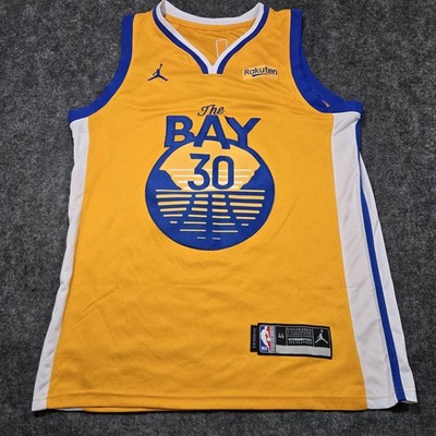ステフィンカリー  NBA ユニフォーム XL #30 Nike NBA Warriors Stephen Curry #30 'The Bay' Swingman Jersey Size