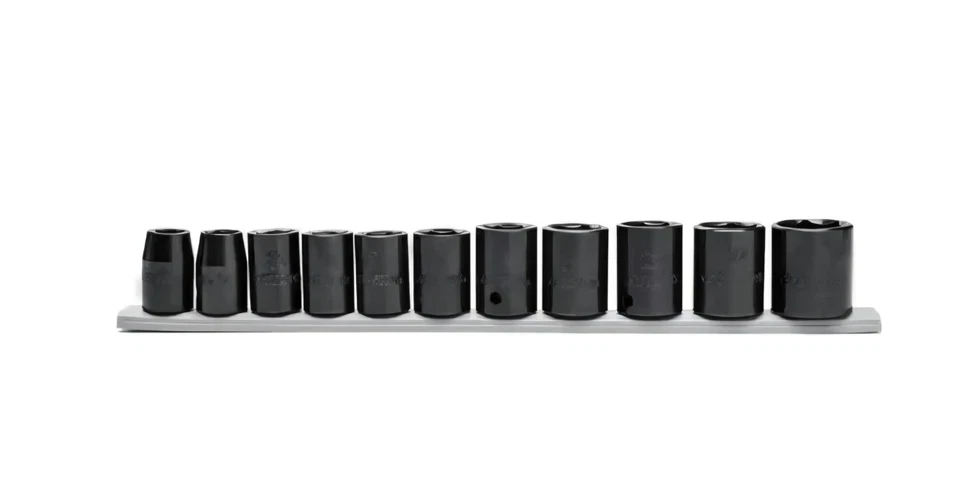 Husky 1/2 in. Drive Standard Metric 6-Point Impact Socket Set (11-Piece) - Image 4 of 4