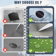 3X79 Inch Nylon Repair Patch Nylon Repair Tape Self Adhesive Fabric Tapes Out...