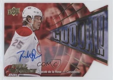 2015-16 Upper Deck Full Force Goooal! Jacob De La Rose #G-JD Rookie Auto RC xp6