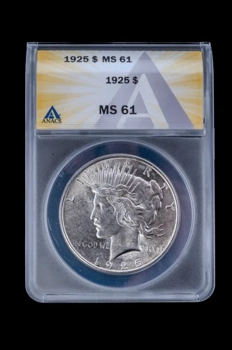 1925 Peace Dollar $1 Silver Coin NGC MS 61 Philadelphia KM#150 UNC