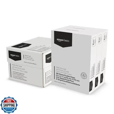 Amazon Basics Multipurpose Copy Printer Paper, 8.5-x-11-inch, 24lb, 1500 Shee