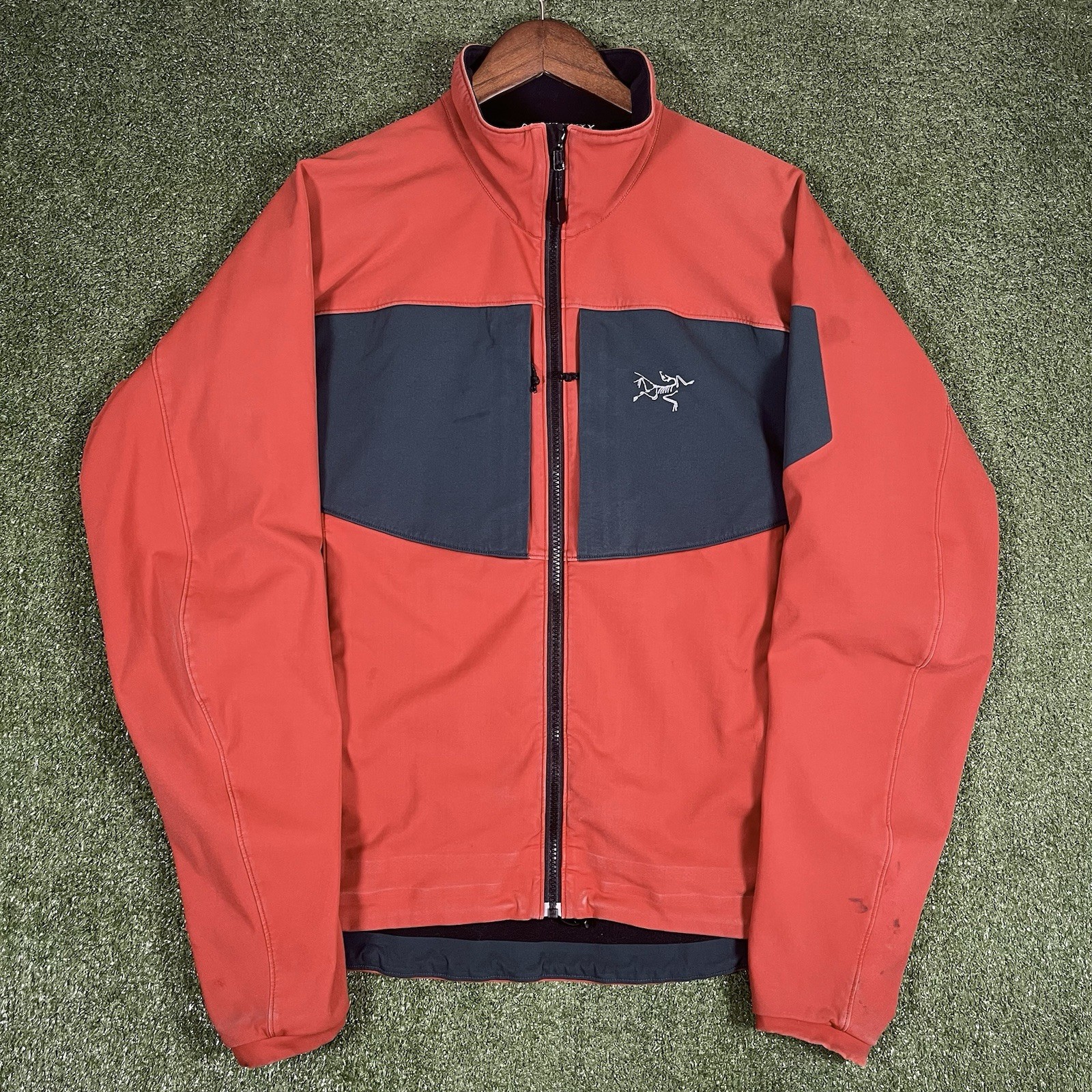 ARC'TERYX Arcteryx Gamma MX Giacca Softshell Rosso Uomo Grande Polartec Foderata in Pile