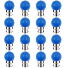 Ampoule LED Couleur B22 2W équivalente 20W AC 220V-240V B22 Baïonnette Ampoules