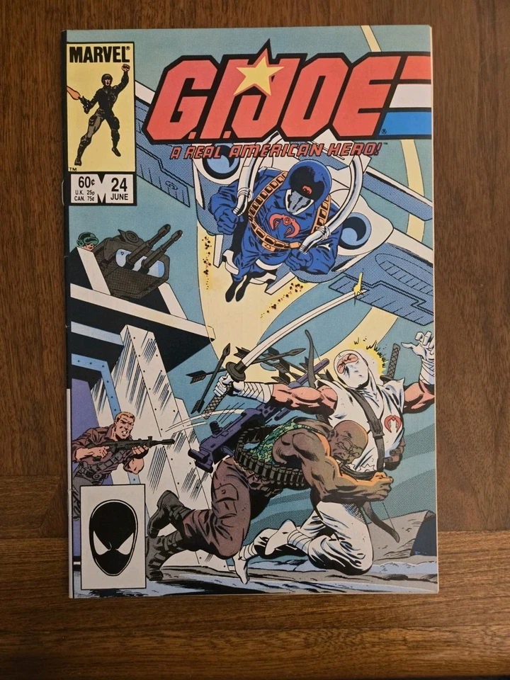 G.I. JOE  23 24 25 27 A REAL AMERICAN HERO 1982  LOT MARVEL COMICS - Image 4 of 4