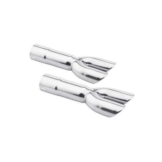 Scott Drake C7ZZ-5258-GT2 67-69 Fits Ford GT Exhaust Tips, 2.25 Inch