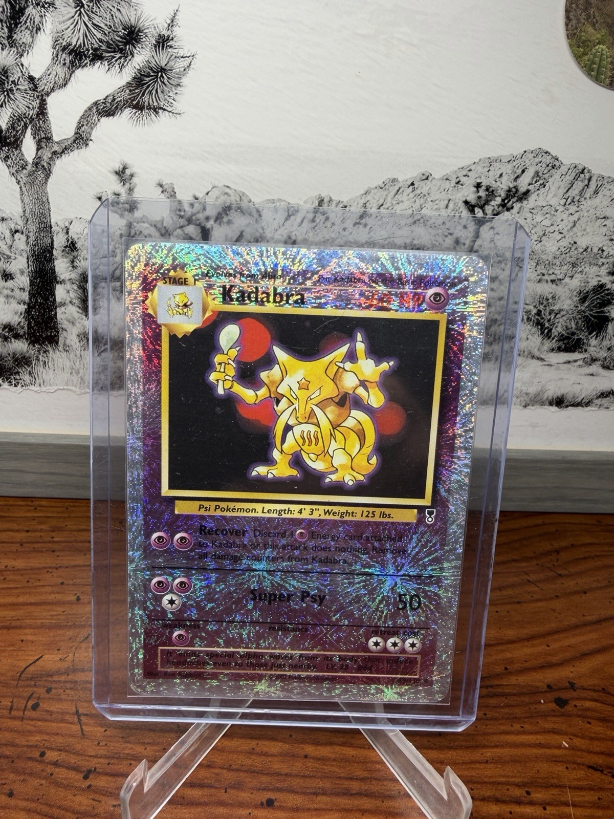 2002 POKEMON LEGENDARY COLLECTION #49/110 KADABRA REVERSE HOLO
