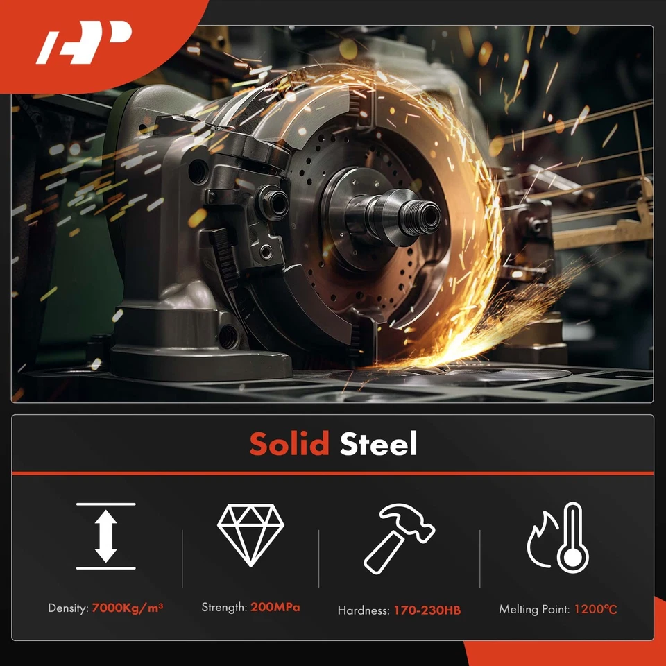 Polea del cigüeñal A-Premium para Chevrolet W3500 Tiltmaster GMC Isuzu NPR L4 3,9 L Foto 4 de 4