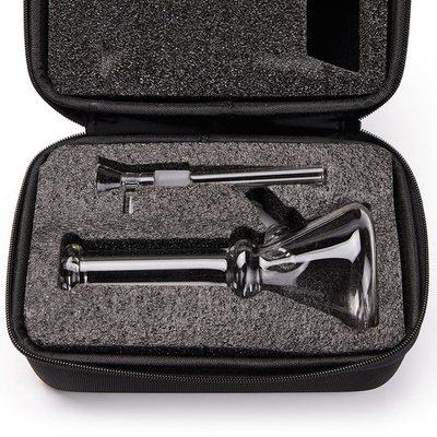 #ad #ad 6quot; Small Glass Bong with Travel Box Smoking Tobacco Water Pipe 14MM Glass Bowl $19.54