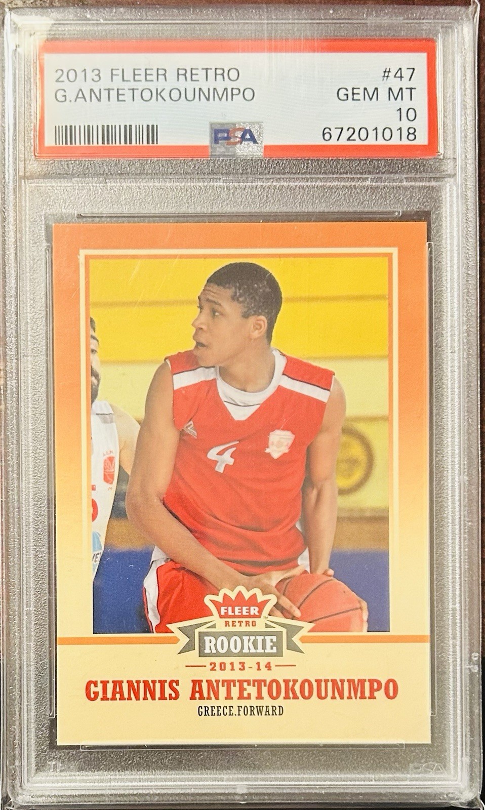 2013 Fleer Retro #47 Giannis Antetokounmpo (RC) PSA 10 Last eBay $125 01/23/2026