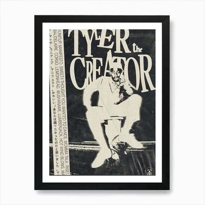 Tyler der Schöpfer Kunstdruck gerahmt gerahmt Wandbild Poster Leinwanddruck Bild
