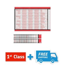 Full Year Wall Planner Calender 2024 Year Planner Wall Chart/Calendar.