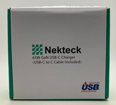 Nekteck 65W GaN II USB-C Fast Charger PD 3.0 PPS, Foldable NEW IN BOX
