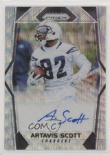 2017 Panini Prizm Rookie Blue Wave 7/149 Artavis Scott #RA-AS Auto xe1
