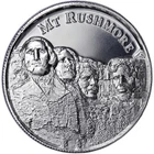 2 oz Mount Rushmore Ultra High Relief .999 Silver Round US Landmarks Series