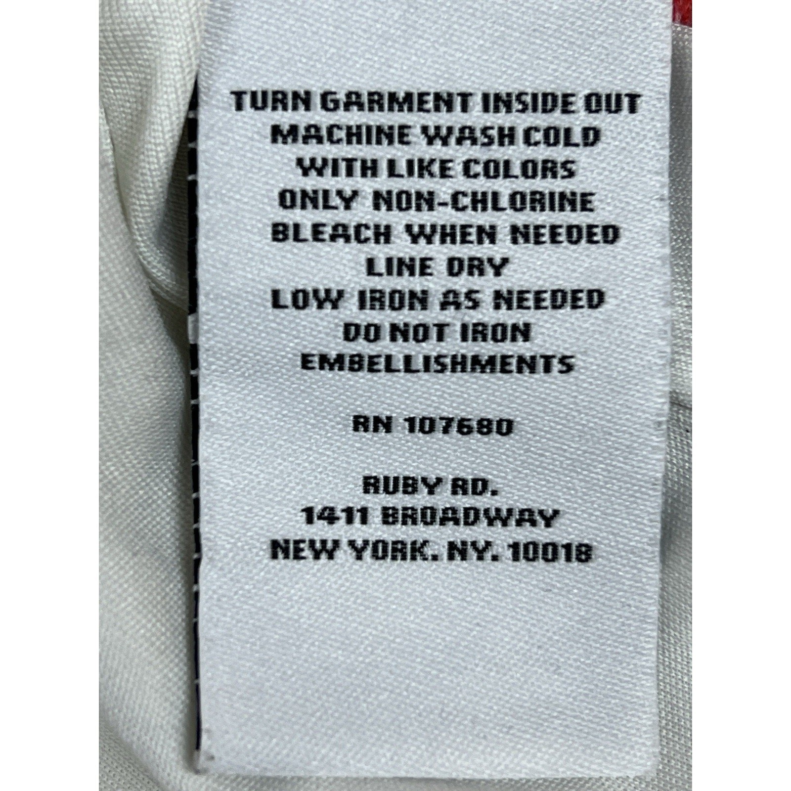 Ruby Rd Tank Lined Pullover Top Size L Orange and… - image 6