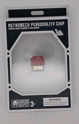 RED Disney Galaxy s Edge Star Wars Droid Depot Astromech Personality Chip NIP