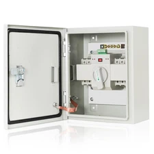 Upgraded Automatic Transfer Switch for Generator, 100 Amp Dual Power Transfer, 3