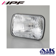 Ipf 8211 Headlights 2-light Square Standard Size H4 12v 1pcs With Position Bulb