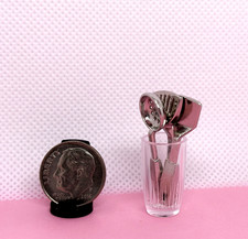 Dollhouse Miniature Kitchen Utensils - Metal Utensils - Large 1:12/1:6 Scales