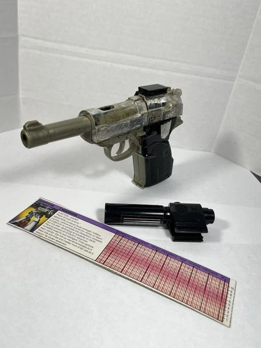 Vintage Transformers G1 1984 Megatron Decepticon Leader W/Stats Card & 2 Parts