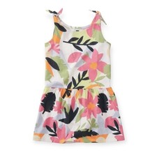 Tea Collection NWT Tie Shoulder Drop Hem Dress. Size 10