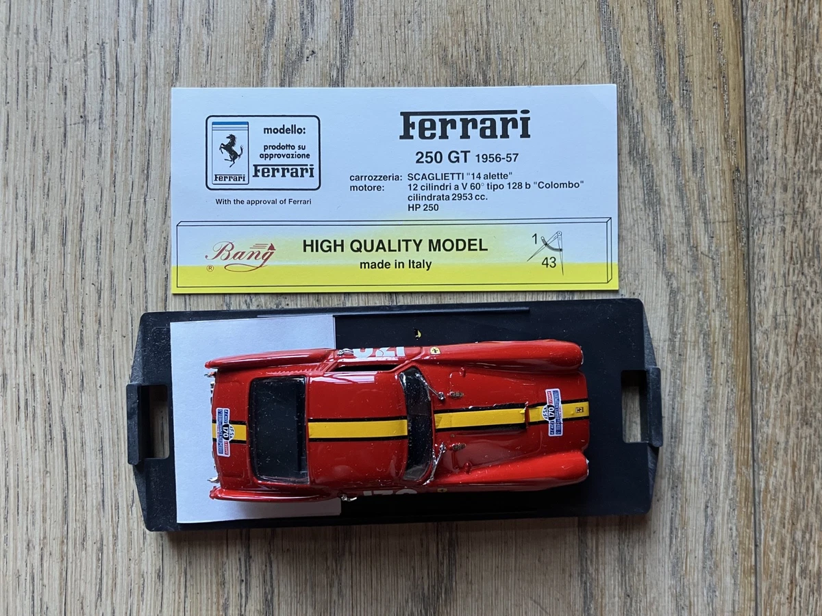 ミニカー Bang Ferrari 250 GT 1956-1957 Ferrari Diecast Racing Cars 1957 Vehicle Year for sale | eBay