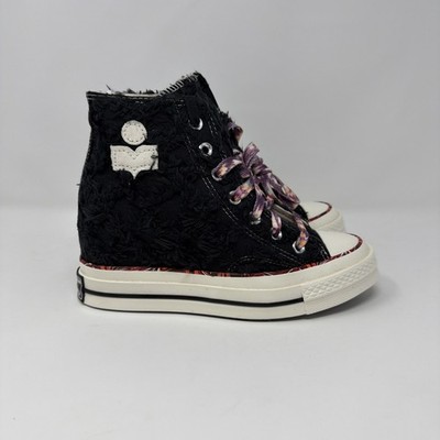 SIZE 6 - NEW Converse X Isabel Marant Chuck 70 Internal Wedge Hi Raven A10223C