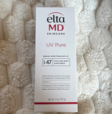 EltaMD UV Pure SPF 47 Mineral Sunscreen Lotion Face  Body Water Resistant 4oz