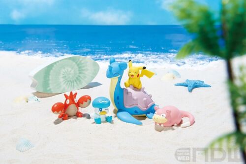 Pokemon Relax At The Beach con Lapras Tomy Gachapon (Completo) - Imagen 3 de 10