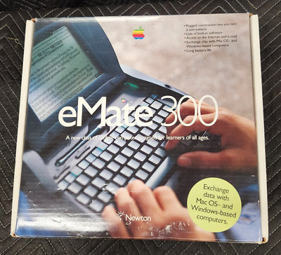 Apple Newton eMate 300 All Original w/Box, Adapter, and