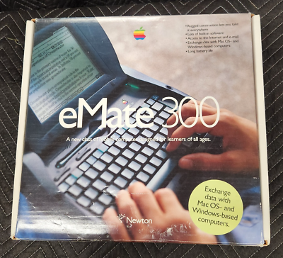 Apple Newton eMate 300 All Original w/Box, Adapter, and