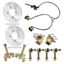 3 Stud Wheel Hub Spindle Strut Twin Brake Caliper Rotor Quad Buggy Go Kart Bull