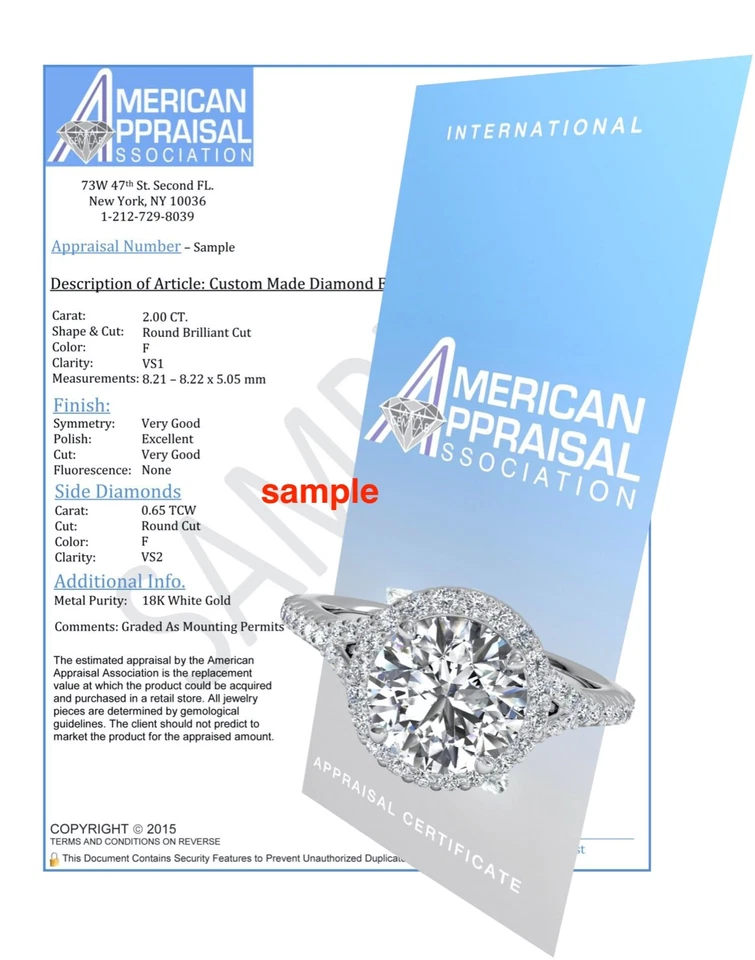 14K Rose Gold Princess Cut Lab Grown Diamond Engagement Ring 0.50ctw to 4.00ctw - Image 3 of 3