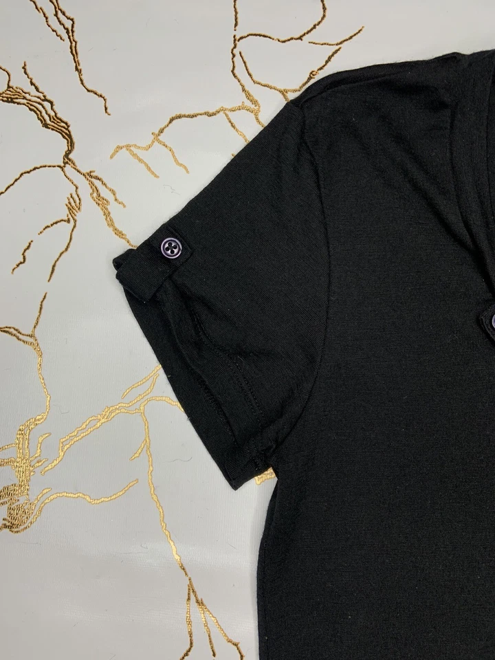 Mountain Equipment Co-op Damen schwarzes 100 % Wolle T-Shirt Größe Small - Bild 3 von 4