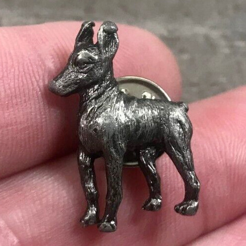 Miniature Pinscher Dog Lapel Hat Vest Shirt Jacket Pin