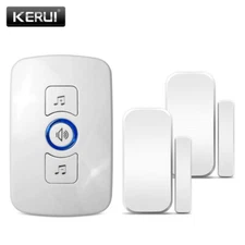 KERUI Doorbell Chimes Wireless Home Burglar Alarm Security Waterproof Button