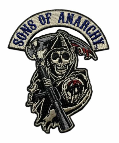 SONS OF ANARCHY SOA SAMCRO REAPER OUTLAW MC BIKER PATCH (CP4) - Picture 1 of 2
