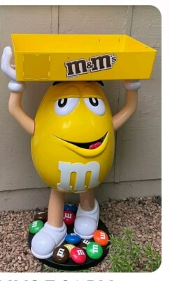 M&M's ストアディスプレイ イエロー Yellow(RARE) Peanut M&M Store Display Mars Candy Store