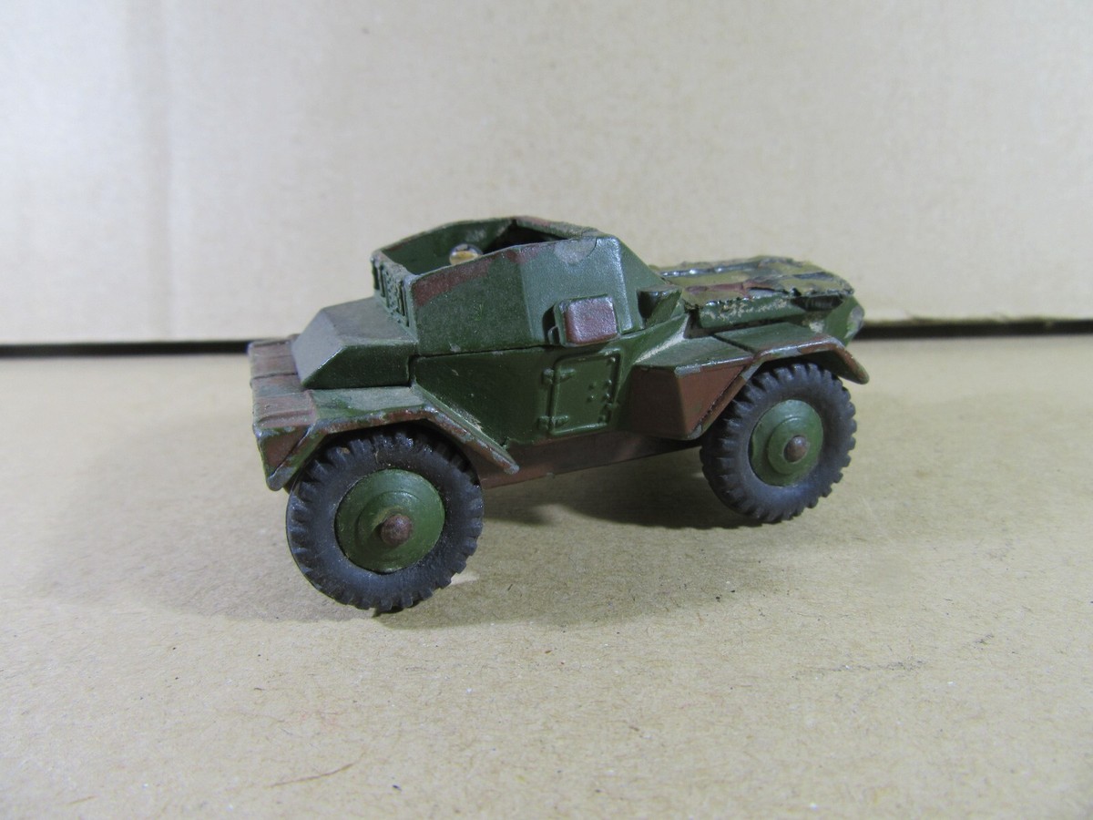 467U Vintage 1953 Dinky 673 England Humber Scout Car Camo Gear