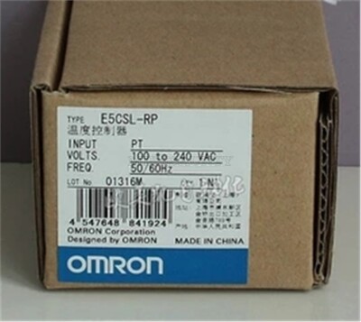 New Omron Temperature Controller E5CSL-RP PT100 AC100V~240V 50/60HZ bg
