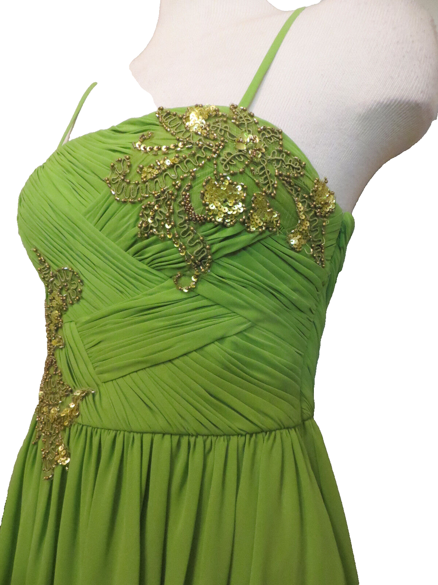 apple green party dress Apple green peplum dress 20 main image 0