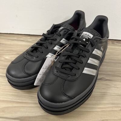 Adidas Gazelle Bold Black Silver Pabllo Vittar Platform Shoes Womens Size 8 NWOB