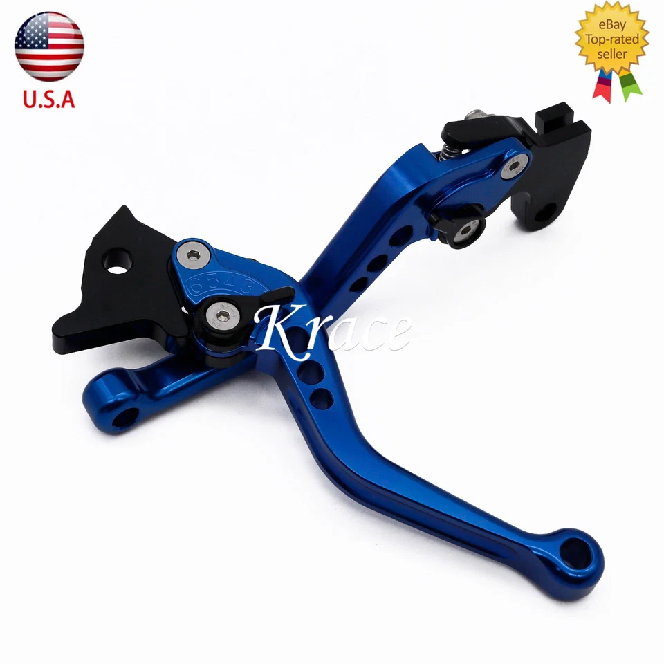 Palancas de embrague de freno cortas ajustables CNC para Suzuki 600/750 KATANA 1998-2006 Foto 3 de 4