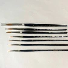 Vintage Loew-Cornell Paint Brushes Model 7000  Japan NOS Acrylic