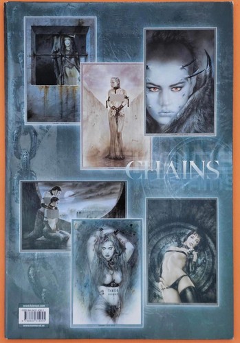 Chains Art Portfolio di Luis Royo 12 stampe artistiche 1° edizione inglese vintage 2002 - Foto 3 di 10