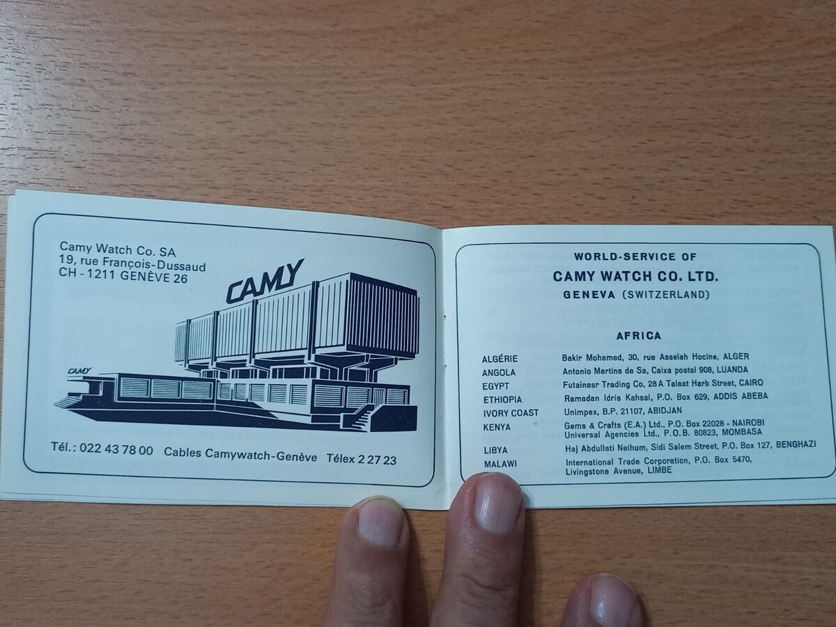 1970'S CAMY INTERNATIONAL GUARANTEE WARRANTY BOOKLET, UNFILLED, BLANK